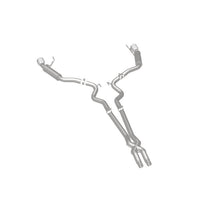Load image into Gallery viewer, MagnaFlow Cat Back, SS, 2.5in, Competition, Dual Split Polished 4.5in Tips 2015 Ford Mustang V6 3.7L - 19099