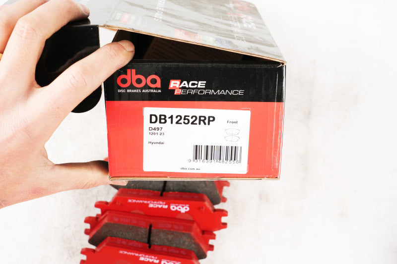 DBA 94-10 Hyundai Accent 1.3L/1.5L/1.6L Front RP Performance Brake Pads - DB1252RP