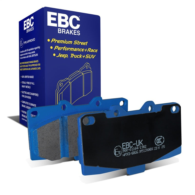 EBC 89-95 Nissan Skyline (R32) 2.6 Twin Turbo GT-R Bluestuff Front Brake Pads - DP51200NDX