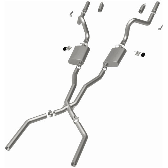 MagnaFlow SYS Cat-Back 67-70 Mustang 2.50inch w/Tru-X - 15816
