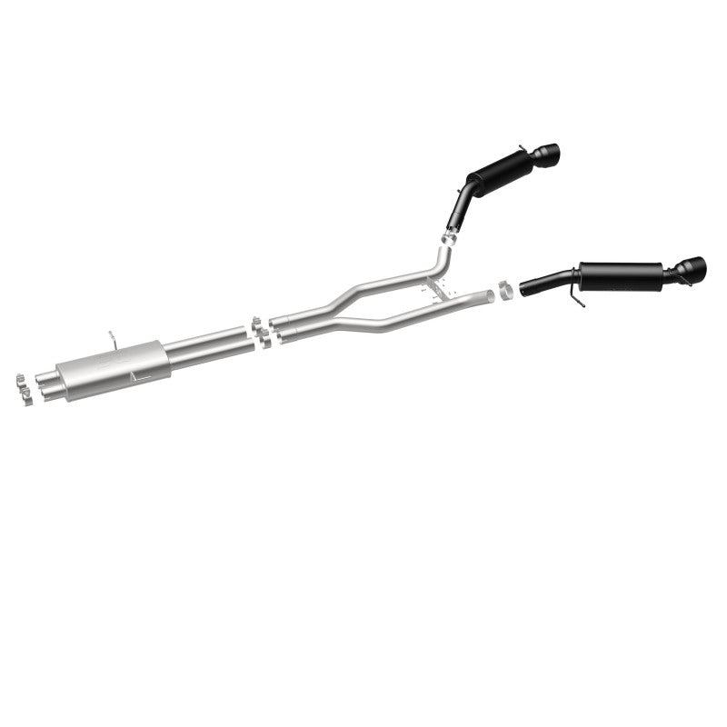 MagnaFlow Cat-Back 15-16 Land Rover Ranger Rover V6 SS 2.5in Dual Split Rear Exit 4.5in Black Tips - 19123