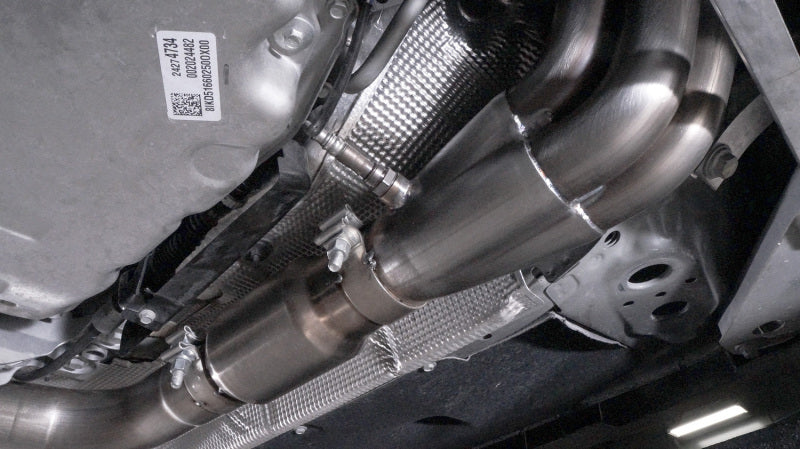 Stainless Works 2016-18 Cadillac CTS-V Sedan Headers 2in Primaries 3in Catted Leads Into X-Pipe - CTSV16HCAT