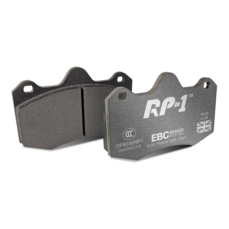 EBC Racing 09-16 Lotus Evora RP-1 Front/Rear Race Brake Pads (Pair Only) - DP8036RP1