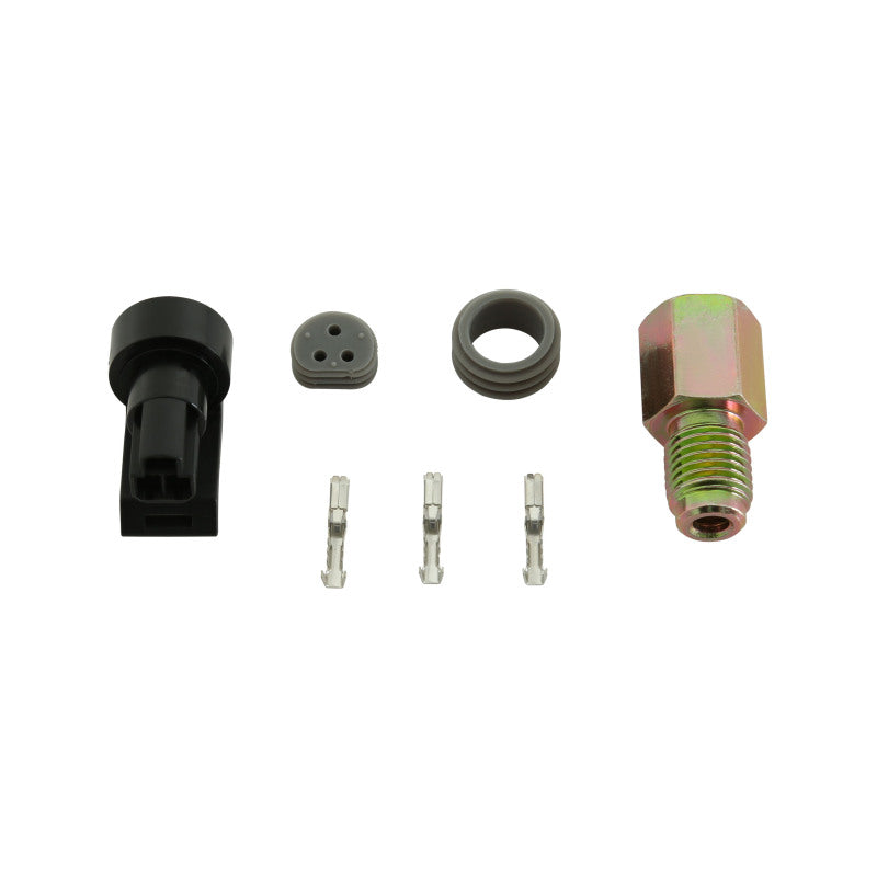 AEM 1000 PSIg Stainless Sensor Kit - 1/8in NPT Male Thread to -4 Adapter - 30-2130-1000