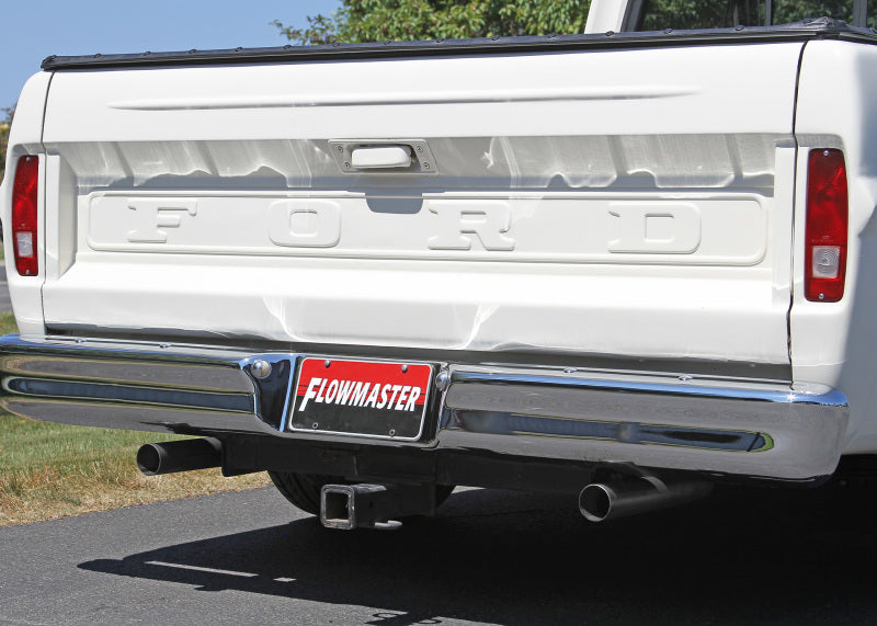 Flowmaster 67-72 Ford F100 American Thunder Exhaust System - (w/o Side Tank) - 817938