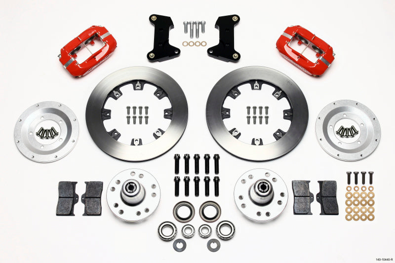 Wilwood Forged Dynalite Front Kit 12.19in Red 74-80 Pinto/Mustang II Disc Spindle only - 140-10440-R