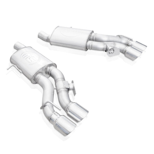 Stainless Works 2016-18 Cadillac CTS-V Sedan Axle Back System Dual-Mode Turbo Mufflers 4in Tips - CTSV16MKS-FC