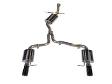 Load image into Gallery viewer, AWE Tuning Audi B8 A4 Touring Edition Exhaust - Dual Outlet Diamond Black Tips - 3015-33022