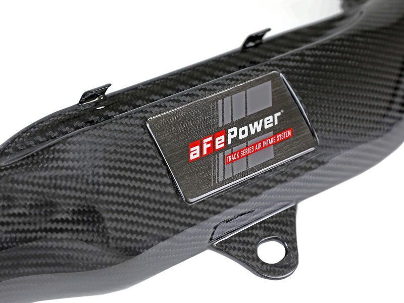 aFe Track Series Stg 2 Carbon Fiber Intake w/Pro 5R Media 15-20 BMW M3/M4(F80/82/83) L6-3.0L(tt) S55 - 57-10006R