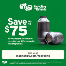 Load image into Gallery viewer, MagnaFlow California Grade CARB Compliant Universal Catalytic Converter 2.00in PC1 - 3322304