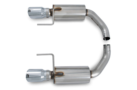 AWE Tuning S550 Mustang EcoBoost Axle-Back Exhaust - Touring Edition (Chrome Silver Tips) - 3015-32086