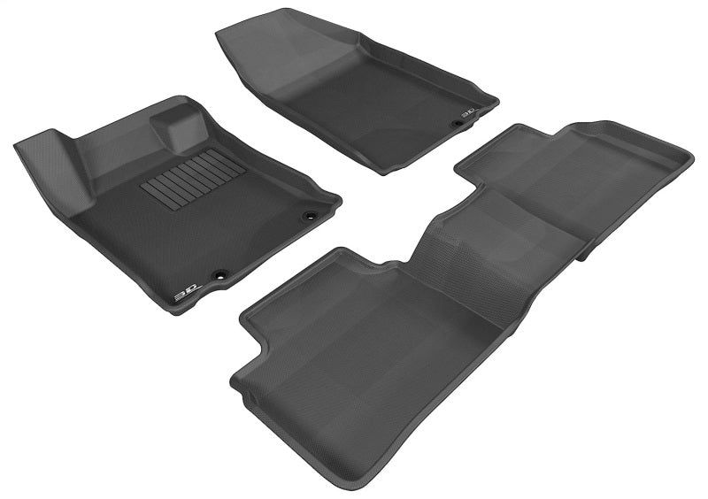 3D MAXpider 2013 Nissan Altima Sedan Kagu Black Full Set (EARLY PRODUCTION - 10/2012 OR PRIOR Only) - L1NS05701509