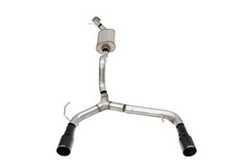 Corsa 21-25 Ford Bronco 2.3L 2-Door 2.75in Cat-Back Dual Rear Exhaust w/ 4in Straight-Cut Black Tips - 21204BPC