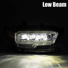 Load image into Gallery viewer, AlphaRex 16-20 Toyota Tacoma NOVA LED Projector Headlights Plank Style Chrome w/Activation Light - 880706