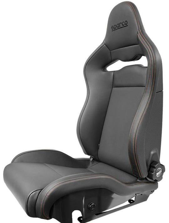 Sparco Seat SPX Special Edition Black/Red w/ Matte Carbon Shell - Left - 00974ZMTNRRSSX