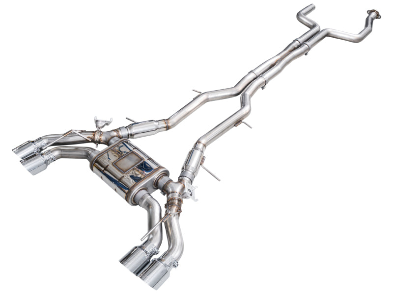 AWE Tuning 22-26 Cadillac CT5-V Blackwing SwitchPath Exhaust - Chrome Silver Tips - 3025-42562