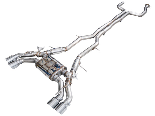 AWE Tuning 22-26 Cadillac CT5-V Blackwing SwitchPath Exhaust - Chrome Silver Tips - 3025-42562