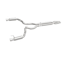 Load image into Gallery viewer, MagnaFlow Cat Back, SS, 3in, Competition, Dual Split Polished 4.5in Tips 2015 Ford Mustang GT V8 5.0 - 19101
