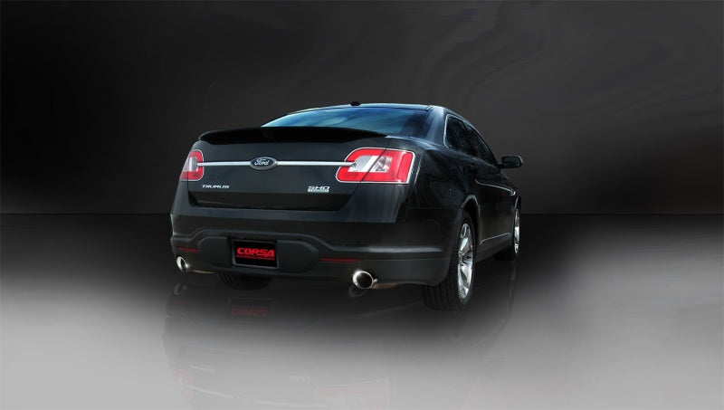 Corsa 2010-2019 Ford Taurus SHO 3.5L V6 Turbo Polished Sport Cat-Back Exhaust - 14315