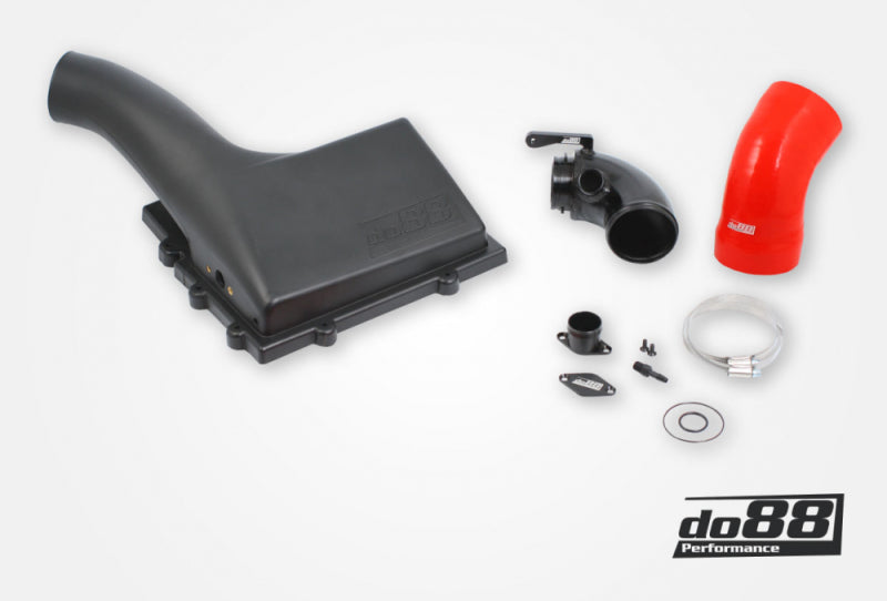 do88 VAG 1.8 2.0 TSI (MQB) V1 Intake System w/Inlet Pipe Red Hose - LF-120-R-130