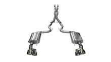 Load image into Gallery viewer, Corsa 2015-2017 Ford Mustang GT 5.0 3in Cat Back Exhaust Polish Quad Tips (Sport) - 14337