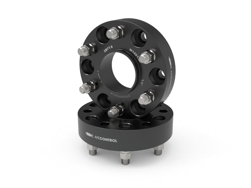 aFe CONTROL Billet Aluminum Wheel Spacers 6x5.5mm / CB 77.8mm / 1.5in - 19-25 RAM 1500 - 610-20T001-B