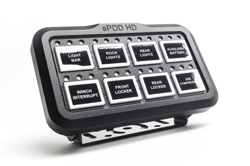 sPOD 8 Circuit Systems Add On HD Switch Panel - 8800HDADD