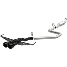 Load image into Gallery viewer, MagnaFlow 2019 Hyundai Veloster 1.6L 2.5in Center Exit Stainless Steel Cat-Back Exhaust w/Blk Tips - 19455