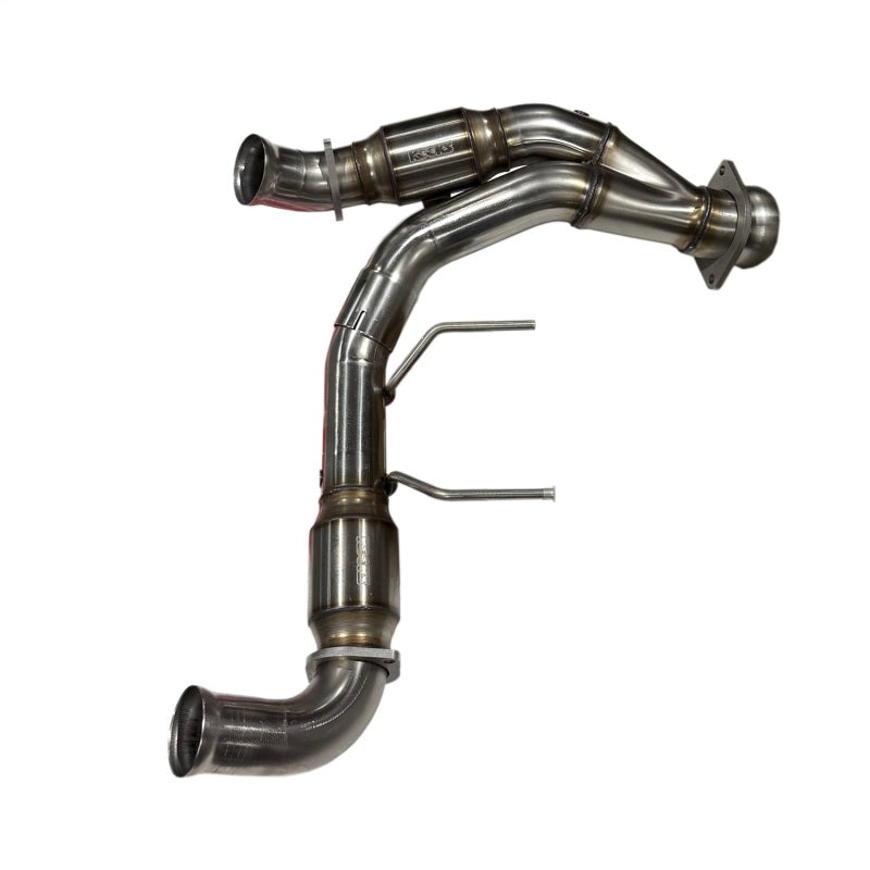 Kooks 21-23 Ford F150 Coyote V8 5.0L 1-7/8in SS Header w/ GREEN Catted Connection Pipe - 1371H430