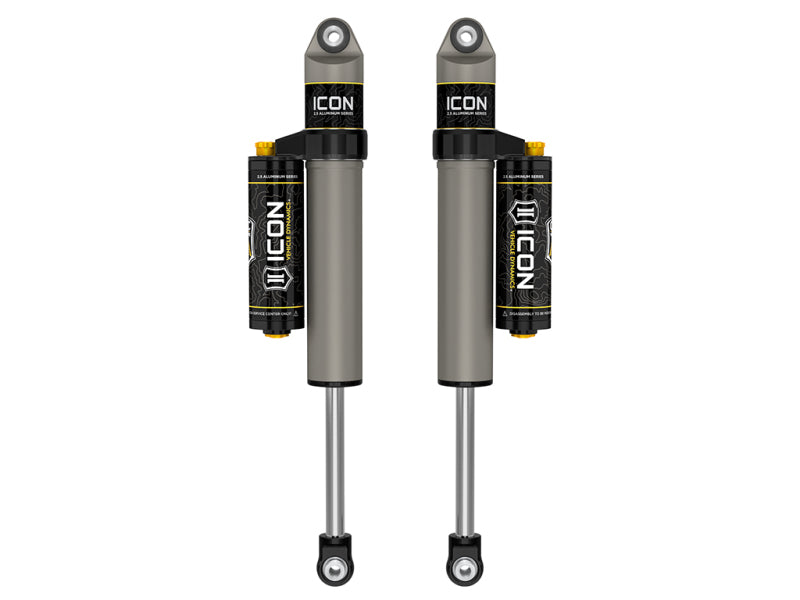ICON 2021+ Ford F150 2WD 0-1in Lift Rear V.S. 2.5 Alum. Series Shocks Piggyback Res. w/ CDCV - Pair - 97722CP