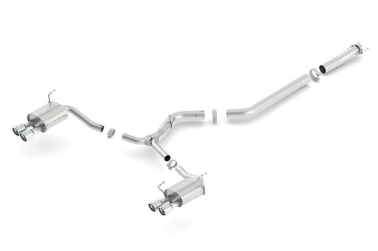 Borla 15-16 Subaru WRX / STI 2.5L S-Type Cat-Back Exhaust Quad Rd RL Tips - 140595