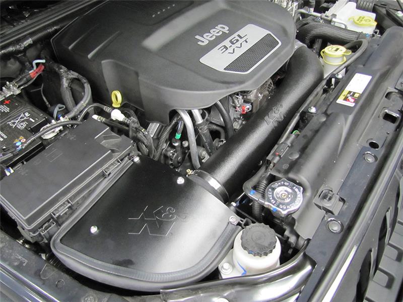 K&N 12-13 Jeep Wrangler 3.6L-V6 AirCharger Perf Intake Kit - 63-1566