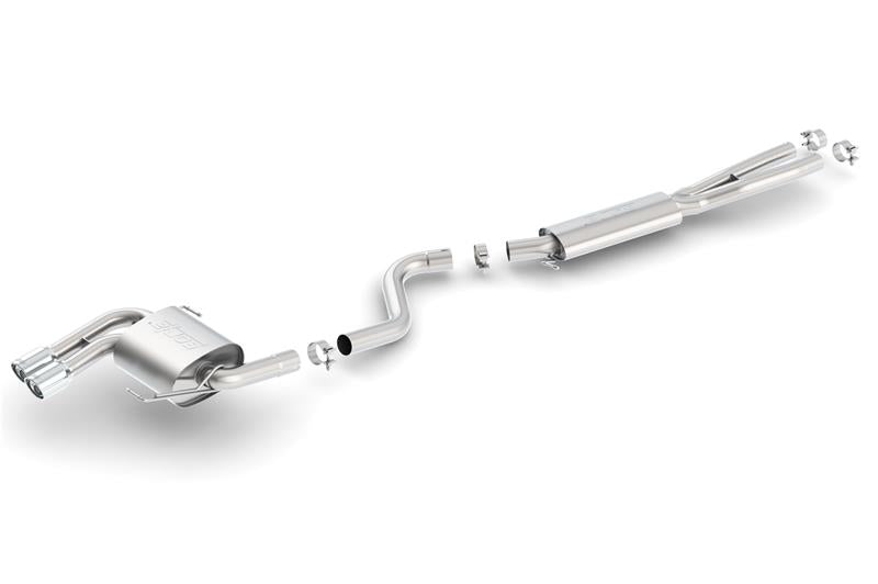 Borla 08-12 BMW 328i Sdm E90 2.0L RWD Dual Left Rear Exit Touring Cat-Back Exhaust - 140505