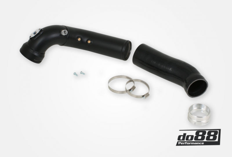 do88 12-18 BMW 1/2/3/4-Series (F2X/F3X)/15-18 BMW M2 (F87) Pressure Pipe w/Black Hose - TR-190S