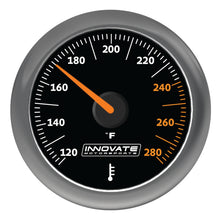 Load image into Gallery viewer, Innovate MTX Analog Oil/Water Temp Gauge Kit - Black Dial - 3861