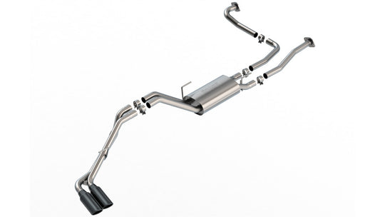 Borla 22-24 Nissan Frontier S-Type Cat Back System - Black Chrome - 140984BC