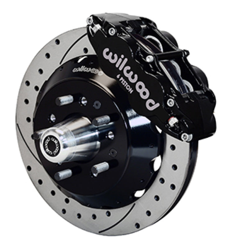 Wilwood 69-70 Chevy Impala W/ Disc Or Drum 69-82 Corvette FNSL6R 12.88 in GT Rotor Drilled - 140-17738-D