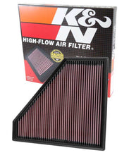 Load image into Gallery viewer, K&amp;N Replacement Panel Air Filter 12.313in OS L x 10.313in OS W x 1.188in H for 13-14 Cadillac ATS - 33-2496