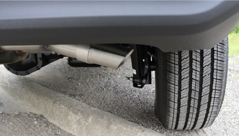 Corsa 2018-2025 Jeep Wrangler JL 2.5in Dual Rear Turn Down Exit Sport Axle-Back Exhaust - 21013