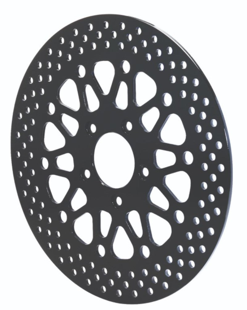 Wilwood Rotor-Rear-H-D Motorcycle 84-99 Black Finish 11.50 x .196 - 5 on 3.25in - 160-10663-BK