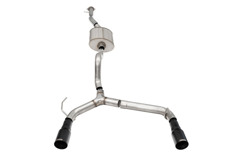 Corsa 21-25 Ford Bronco 2.7L 4-Door 2.75in Cat-Back Dual Rear Exhaust w/ 4in Straight-Cut Black Tips - 21210BPC