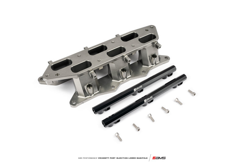 AMS Performance Infiniti Q50/Q60 Port Injection Lower Manifold - Gunmetal - ALP.28.08.0002-2