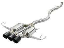 Load image into Gallery viewer, aFe Takeda 3in 304 SS Cat-Back Exhaust w/ Tri-Black Tips 17-18 Honda Civic Type R L4 2.0L (t) - 49-36623-B