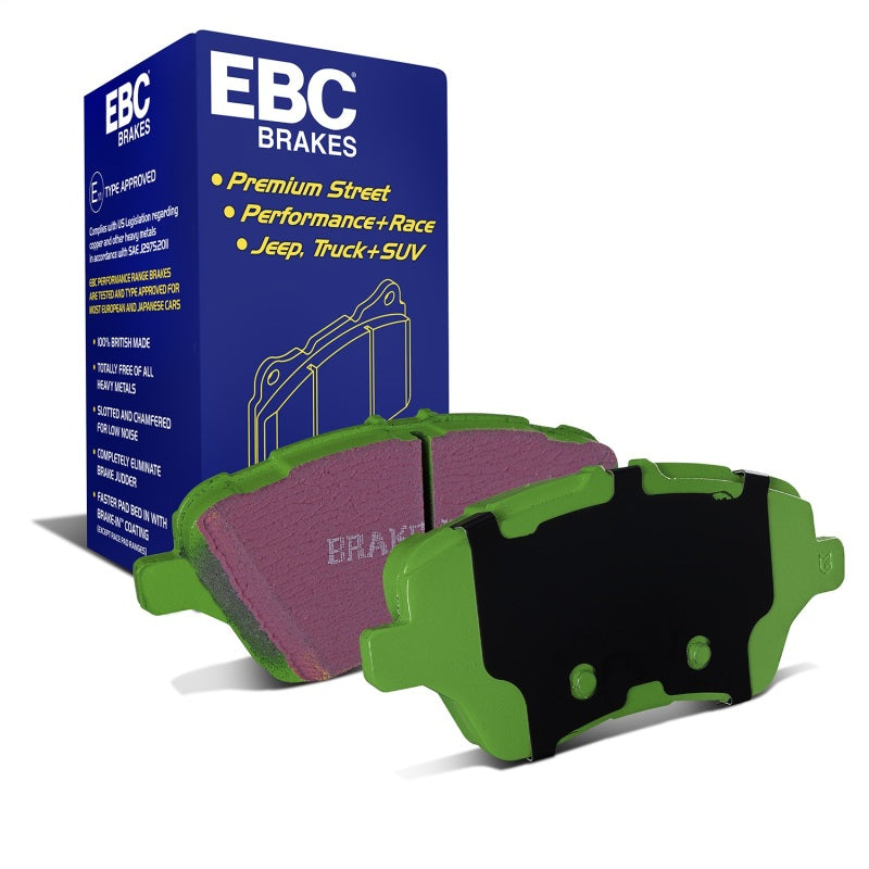 EBC 13+ Ford Fiesta 1.6 Turbo ST Greenstuff Front Brake Pads - DP22149