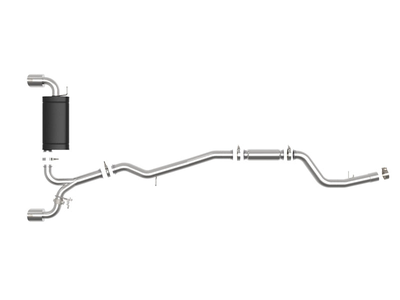 aFe POWER Takeda 2020 Toyota Supra L6-3.0L (t) 3in-2.5in 304 SS CB Exhaust Polished Tips - 49-36043-P