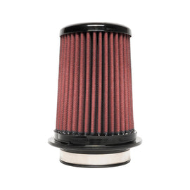 Injen 8-Layer Oiled Cotton Gauze Air Filter w/ Twist Lock - 3.5in ID / 5.5in Base / 6.3in H - X-1135-BR