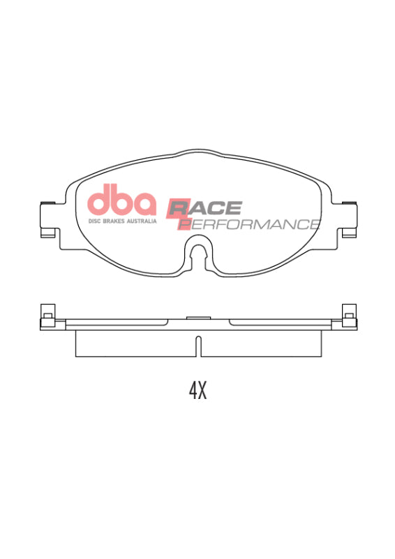DBA 14-20 Volkswagen GTI (312mm Front Disc Excl Performance Pkg) Front RP Performance Brake Pads - DB2383RP