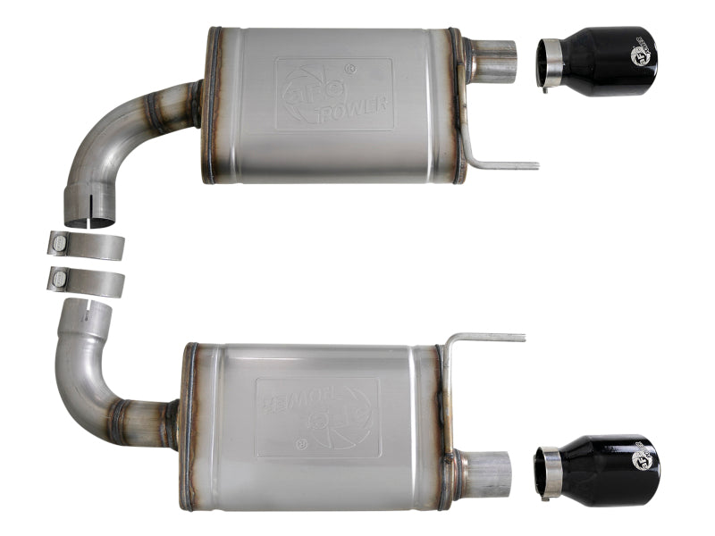 aFe MACH Force-Xp Axle-Back Exhaust System Ford Mustang GT 15-17 V8-5.0L - 49-43105-B