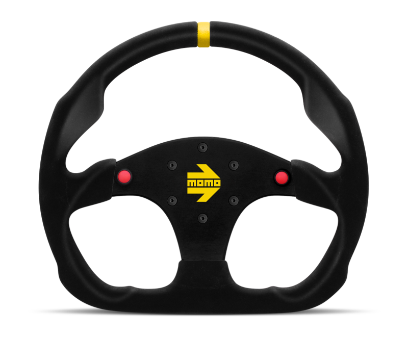 Momo MOD69 Steering Wheel 350 mm - Black Suede/Black Spokes - R1913/35S