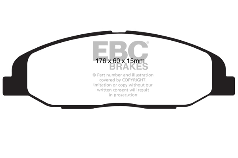 EBC 08-13 Cadillac CTS 3.0 Redstuff Front Brake Pads - DP31827C